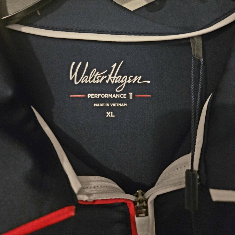 Walter Hagen US Open Navy Sleeveless Polo Shirt Size XL - Picture 3 of 4